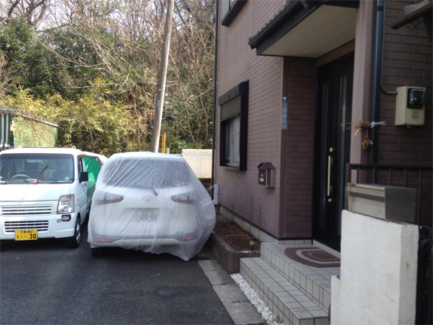 足場を施工